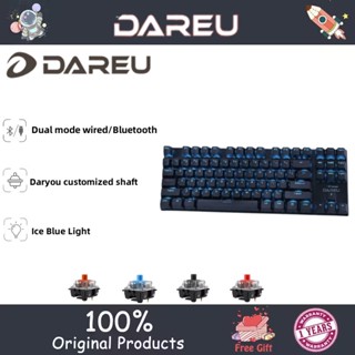 Dareu ek887 คีย์บอร์ดเมคคานิคอล มีสายบลูทูธ 87 คีย์ pbt