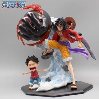 ฟิกเกอร์ One Piece Monkey D. 27 ซม. โมเดลฟิกเกอร์ Pvc รูปปั้นอนิเมะ Luffy Gear 3 Ghost Island Luffy ของเล่นสะสม สําหรับเด็ก