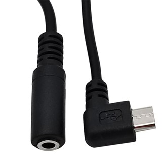 Com* อะแดปเตอร์แจ็ค Micro USB เป็น 3 5 มม. 15 ซม. สําหรับหูฟัง