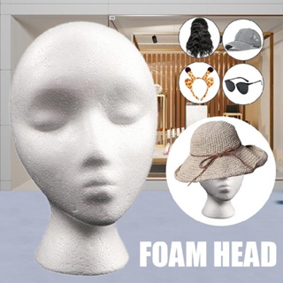 New Foam Female Mannequin Head Wigs Glasses Hat Display Holder Stand Model