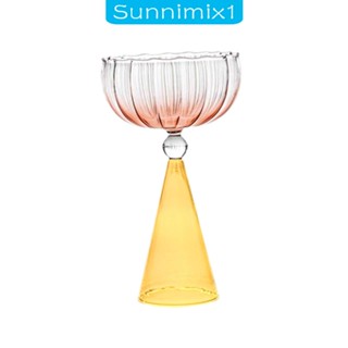 [Sunnimix1] แก้วค็อกเทล แก้วบนโต๊ะอาหาร มาร์ตินี่ สําหรับงานเลี้ยง บาร์