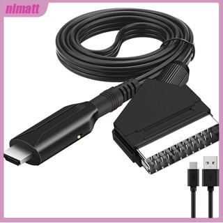 Ni D771 อะแดปเตอร์แปลงเสียงวิดีโอ เป็น HDMI สําหรับ HDTV STB VHS DVD 1 เมตร