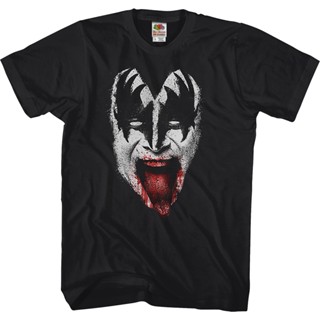 เสื้อยืด พิมพ์ลาย Gene Simmons KISS