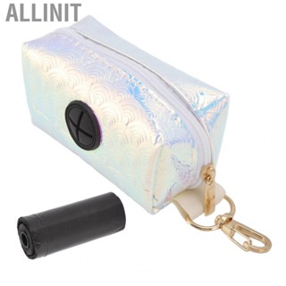 Allinit Poop Bag Holder Large  Dog Dispenser For Leash With 1 Roll Ejj