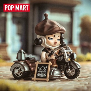 ตุ๊กตาฟิกเกอร์ Pop Mart Mystery Box Tomorrow Morning Peak SKULLPANDA Figure sp Coffee Knight ของเล่นสําหรับเด็ก