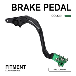 JFG MOTO Brake Pedal Lever For KLR650 2020-2023 Aluminum motorcycle motocross