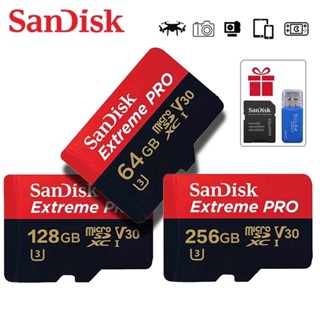 Sandisk Extreme PRO การ์ดหน่วยความจํา SD 512G 256GB 128GB 1TB 64GB 32GB 16GB 8GB สําหรับคอมพิวเตอร์ กล้อง wifi TF Micro SD MP3 MP4