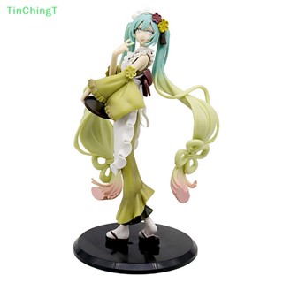 [TinChingT] ตุ๊กตาฟิกเกอร์ Taito Vocaloid Hatsune Matcha Miku 22 ซม. [ใหม่]