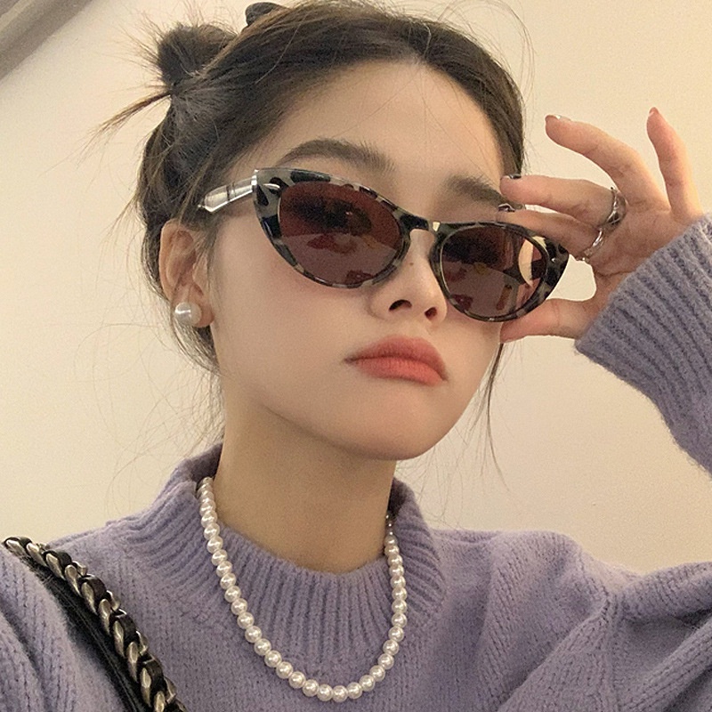 แว่นตากันแดด ทรงตาแมว สไตล์เรโทร แฟชั่นสําหรับผู้หญิง