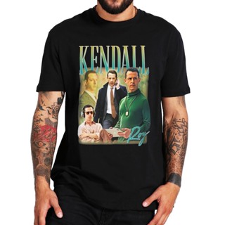 เสื้อยืดลําลอง ผ้าฝ้าย แขนสั้น คอกลม พิมพ์ลาย Kendall Roy สไตล์วินเทจ แฟชั่นฤดูร้อน สําหรับผู้ชาย และผู้หญิง ทุกเพศ 1  