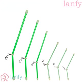 LANFY Booms อุปกรณ์เชื่อมต่อสมดุลตกปลา สีเขียว ทนทาน 5 ชิ้น