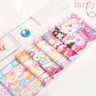 LANFY ผ้าปูโต๊ะ กันน้ํามัน ลายการ์ตูน My Melody Cinnamoroll สําหรับบ้าน สํานักงาน นักเรียน