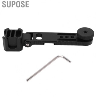 Supose Triple Cold Shoe Bracket Microphone Mount Extension 1/4  For