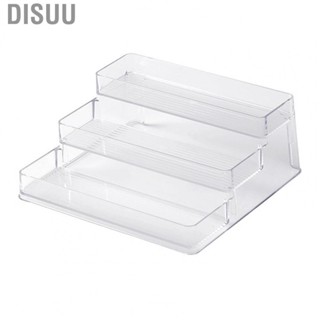 Disuu Clear Acrylic Display Riser Shelf 3 Tier Stand Kitchen Bathroom Storage Rack