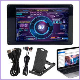 หน้าจอคอมพิวเตอร์ 3.5 นิ้ว ขนาดเล็ก AIDA64 USB สําหรับ CPUs RAMs HDDs Data goth