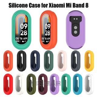 เคสนาฬิกาข้อมือซิลิโคน หลากสี แบบเปลี่ยน สําหรับ Xiaomi Mi Band 8 MiBand8 NFC