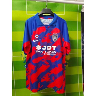 พร้อมส่ง เสื้อกีฬาแขนสั้น ลายทีมฟุตบอล Johor 2023-24 ชุดเหย้า