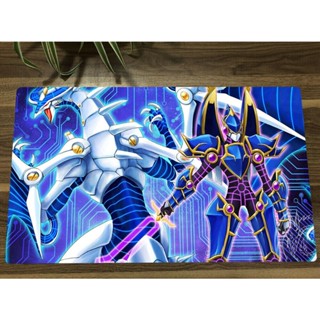 Yu-gi-oh! Vrains Playmat Firewall Dragon &amp; Decode Talker TCG Card แผ่นรองเมาส์เกมมิ่ง