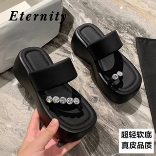 Eternity รองเท้าแตะผู้หญิง รองเท้าแตะ พื้นนุ่ม กันลื่น นุ่ม ใส่สบาย สไตล์เกาหลี 2023NEW 6295