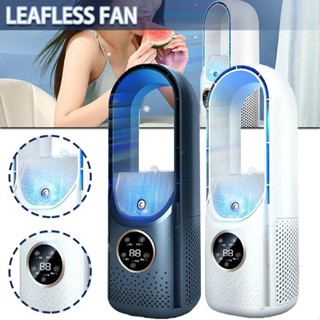 New Air Cooler Leafless Electric Fan 6 Speed Silent Timer Air Conditioner Fan