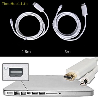 Timehee อะแดปเตอร์สายเคเบิ้ล Thunderbolt Mini DisplayPort DP to HDMI สําหรับ Mac Macbook TH