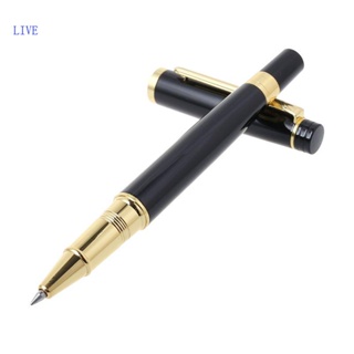 ปากกาหมึกเจล สีดํา สําหรับเขียนลายเซ็น เครื่องเขียน