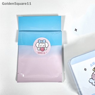 Goldensquare ถุงซิปล็อค ฟอยล์อลูมิเนียม แบบพกพา สีฟ้า สีชมพู สําหรับใส่เครื่องประดับ เครื่องเขียน 10 ชิ้น