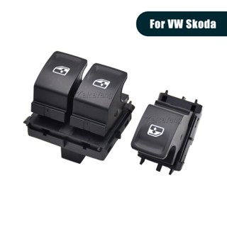 แคมป์ม็อบ สําหรับ Skoda Scala VW Golf Mk 7 Cafter 5G0959858D 5 กรัม0959858E 5G0959858B ปุ่มสวิตช์ควบคุมหน้าต่างรถยนต์ แสงสีขาว