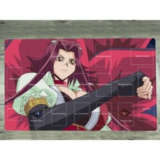 Yu-gi-oh! Playmat Akiza Izinski TCG CCG แผ่นรองเมาส์ สําหรับเล่นเกม