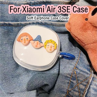 【Ĕĕ】เคสหูฟัง แบบนิ่ม สามมิติ สําหรับ Xiaomi Air 3SE Xiaomi Air 3SE