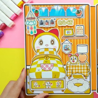 บ้านตุ๊กตา Domiras Montessori แฮนด์เมด เสียงเงียบ สําหรับตกแต่งบ้านตุ๊กตา