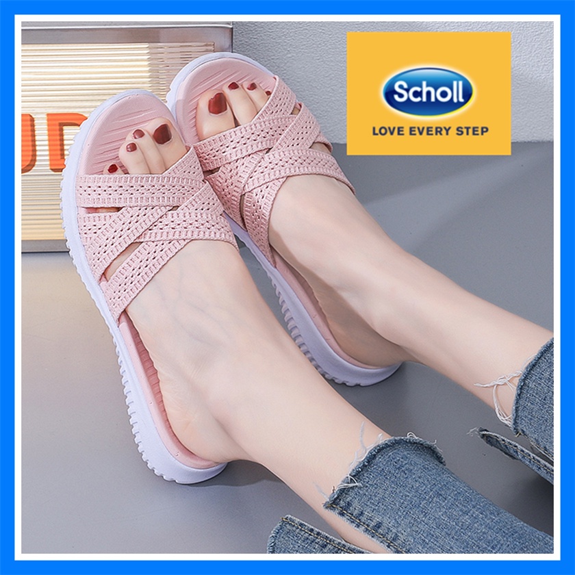 scholl สกอลล์ รองเท้าสกอลล์ ผู้หญิง รองเท้าส้นแบน ผู้หญิง รองเท้าสกอลล์เกาหลี