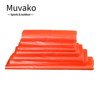 MUVAKO ถุงขยะพลาสติก สีแดง สําหรับห้องครัว 100 ชิ้น 100 ชิ้น