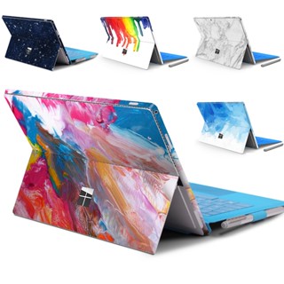 DIY บุคคล รูปลอกไวนิล สกิน สติกเกอร์สําหรับ Microsoft Pad Surface Pro 8/7/6/5/4/3 Surface Pro X ฝาครอบป้องกันขอบด้านหลัง