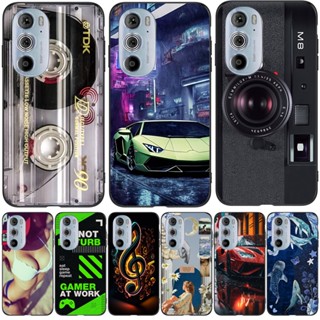 เคสโทรศัพท์มือถือ ซิลิโคนนิ่ม Tpu ลายแมวเกม เหมาะกับผู้หญิง สําหรับ Motorola Edge 30 Pro 5G Edge30Pro