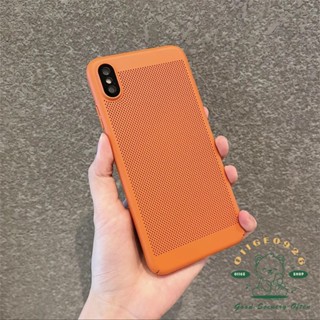 เคสโทรศัพท์มือถือ PC แข็ง บางพิเศษ กระจายความร้อน กันกระแทก สําหรับ iphone X XS XR XS MAX X