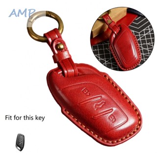 ⚡NEW 8⚡Leather Car Remote Key Fob Cover Case For MG ZS EV 2022 HS MG3 MG5 MG6 MG7 Red