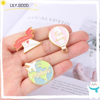 LILY เข็มกลัด รูปลูกโป่ง สําหรับตกแต่งกระเป๋าเดินทาง