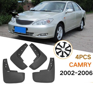 บังโคลนหน้า หลัง อุปกรณ์เสริม สําหรับรถยนต์ Toyota Camry 2002-2006 4 ชิ้น