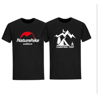 BAJU TSHIRT CAMPING NATUREHIKE FAMILY DAY COTTON / MICROFIBER