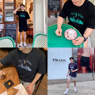 ร้อน 3 NEWYORK 💙🤍💚🖤 #Oversize