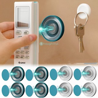 ตะขอแม่เหล็กติดผนังรีโมท Magnetic Bracket Self-adhesive Home Organizer Anti-lost Hooks TH