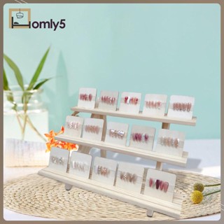 [Homyl5] ขาตั้งไม้ 3 ชั้น ถอดออกได้ ประกอบง่าย สําหรับโชว์ของเล่น ฟิกเกอร์