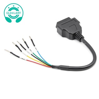 16 Pin OBD OBD2 Female K Line CAN Line Jumper Tester Connector Car Diagnostic Extension Cable Cord Pigtail