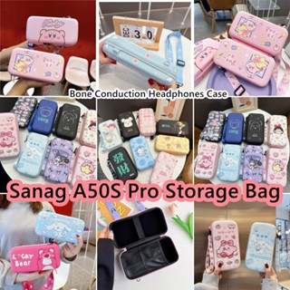  พร้อมส่ง! เคสหูฟัง ลายการ์ตูนกระต่ายเมโลดี้ แบบพกพา สําหรับ Sanag A50S Pro A50S Pro