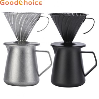 【Good】Coffee Pot 304 Stainless Steel 600ml Coffee Maker Great Tool Pour Over【Ready Stock】