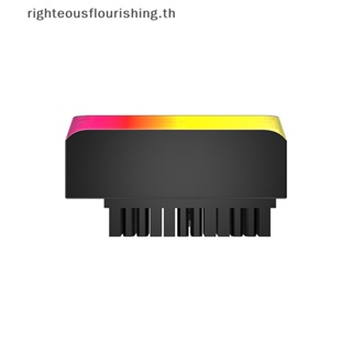 Righteousflourishs.th อะแดปเตอร์พาวเวอร์ซัพพลาย ATX 24Pin เป็น 90 องศา 90 องศา DIY สําหรับคอมพิวเตอร์