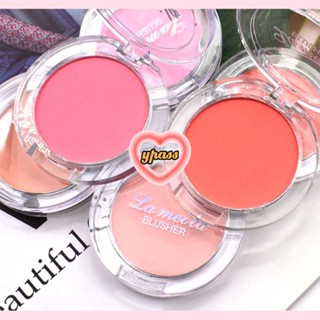 CYREAL LAMEILA Monochrome Student Rouge Blush Plate Naked Makeup Natural Lasting Facial Modification มือใหม่หัดแต่งหน้า Good Lameila Vitality Blush Sena Beauty Ceramic Blush
