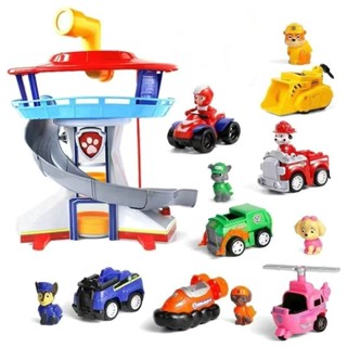 Patrol  Watchtower With Music, Toy Car, Rescue Bus, Toy Set, Children’s Birthday Gift V89C