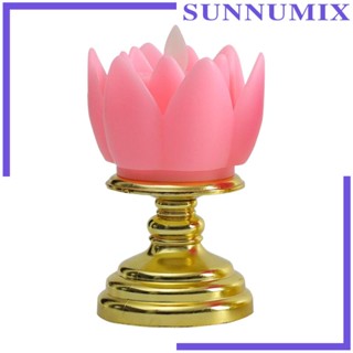 [Sunnimix] โคมไฟ LED รูปดอกบัว สําหรับตกแต่งบ้าน ออฟฟิศ